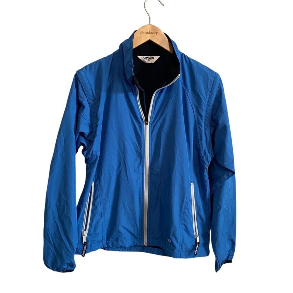 Pearl Izumi Women's Blue Zip Up Cycling Jacket Size Large